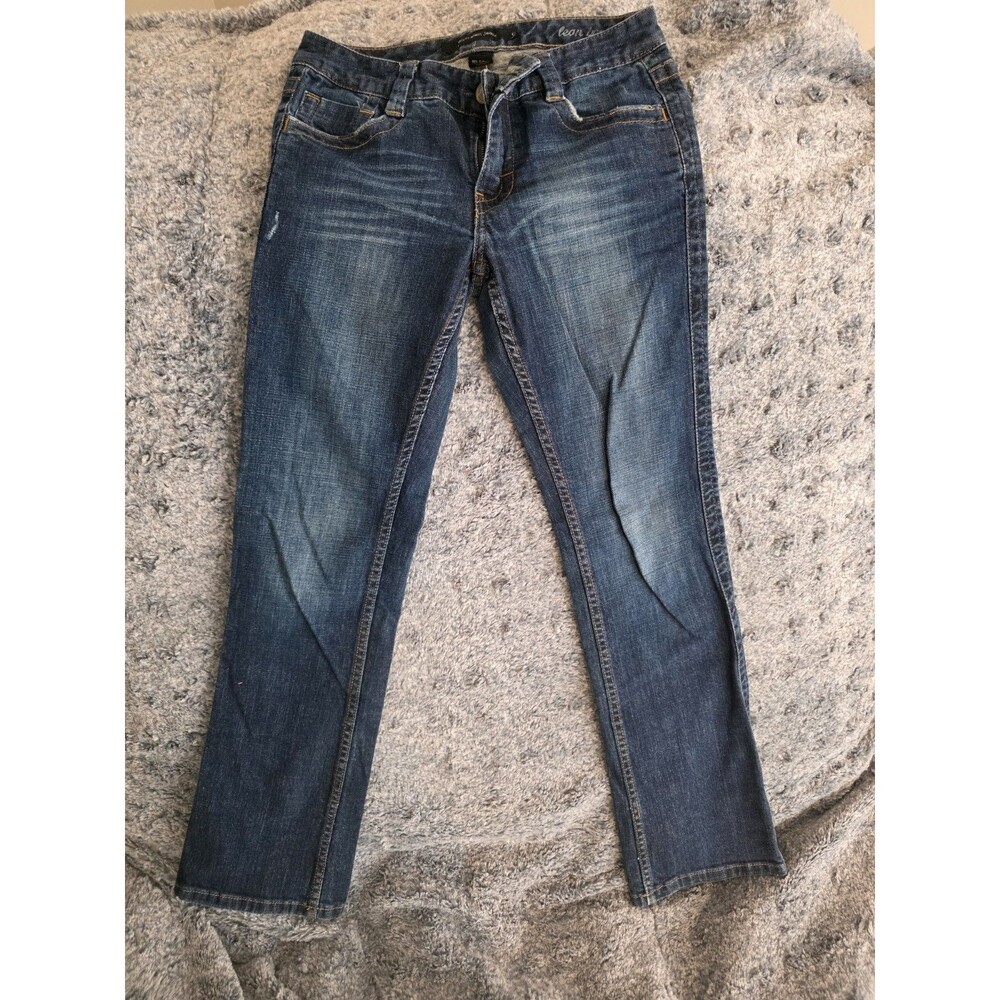 Calvin Klein Lean Boot Cut Med Wash Denim Blue Jeans Size 6 MEDIUM